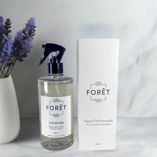 Água perfumada para roupas