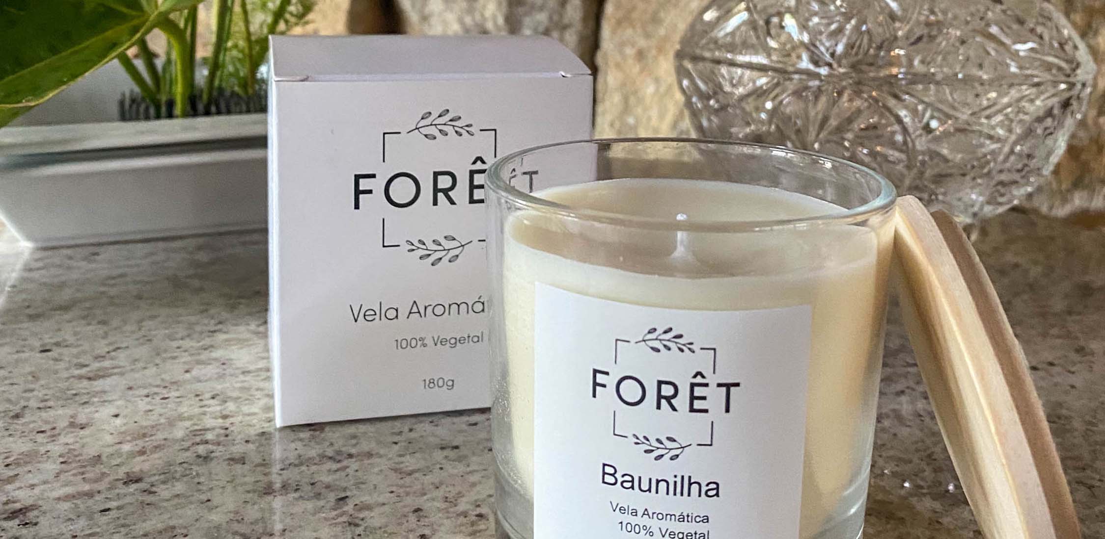 Vela Aromática de Baunilha