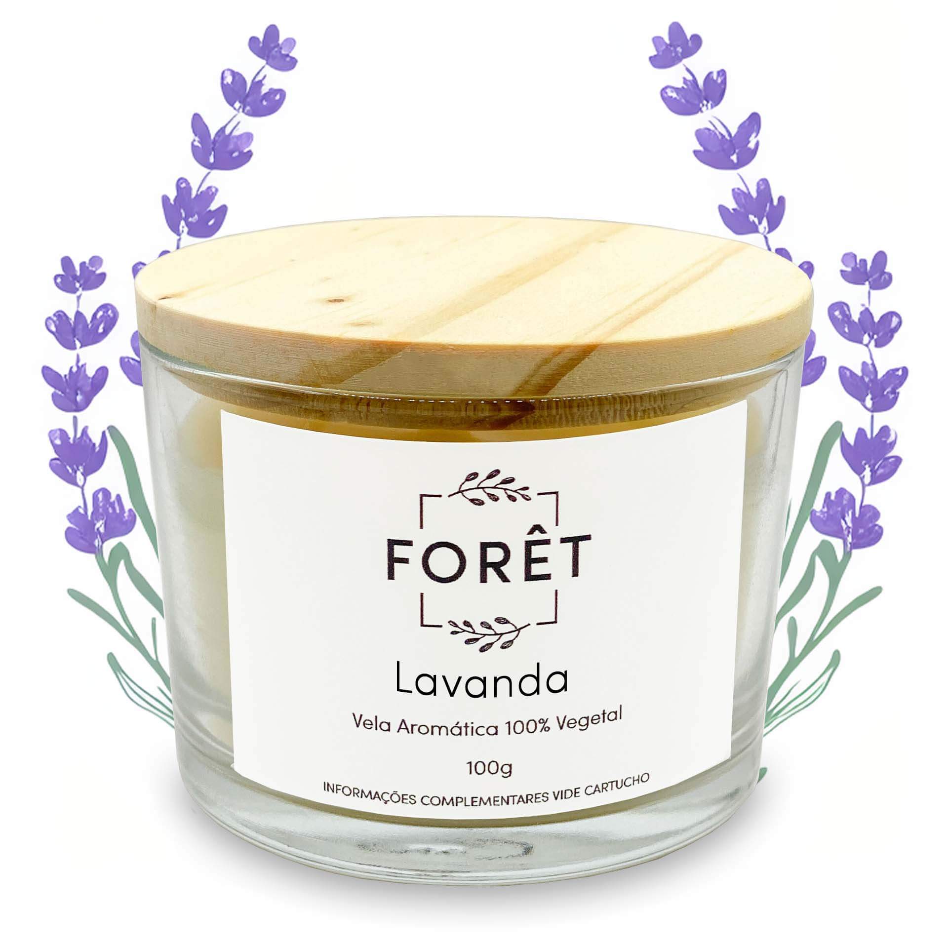 Vela Aromática Lavanda