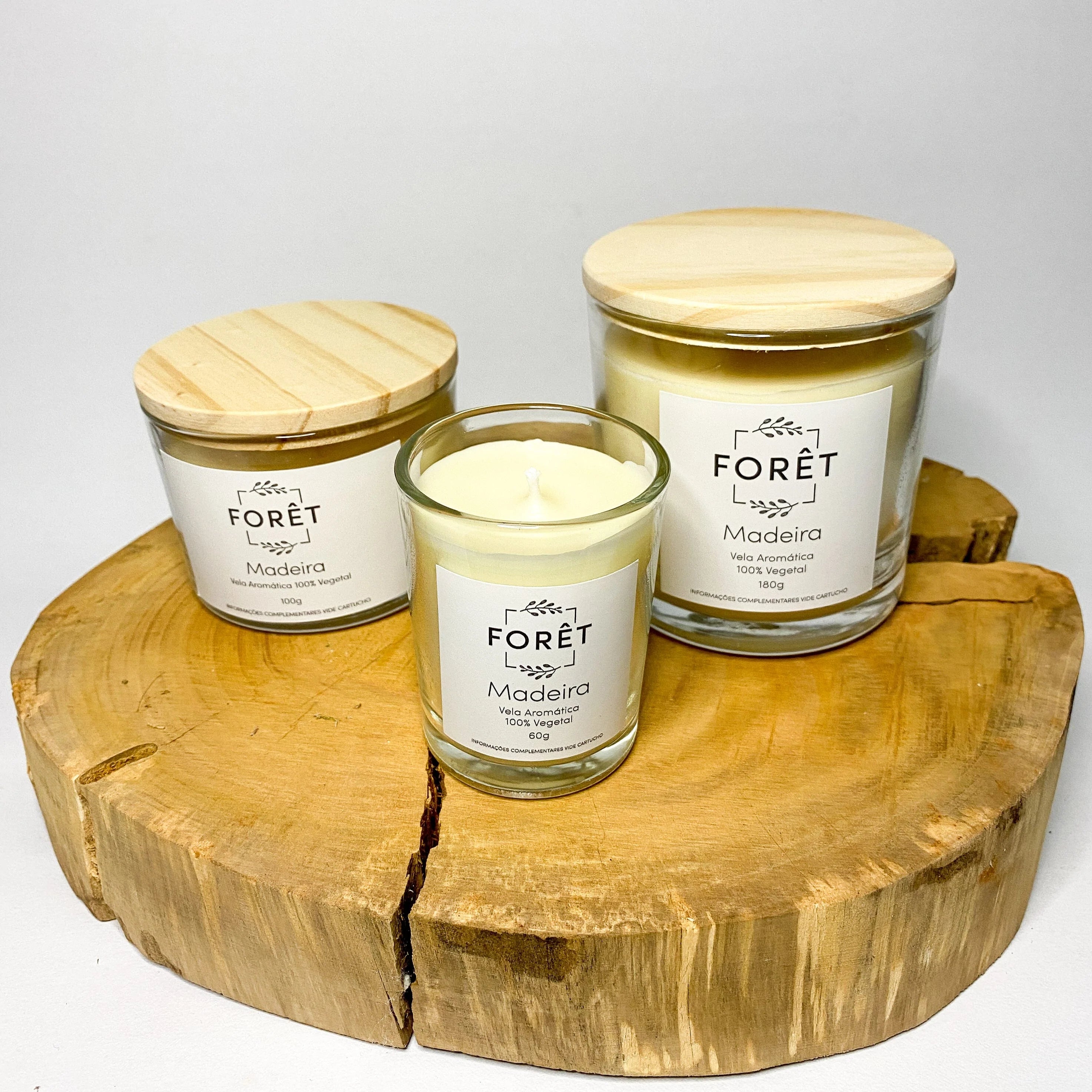 Vela Aromática Madeira Forêt Vela Perfumada