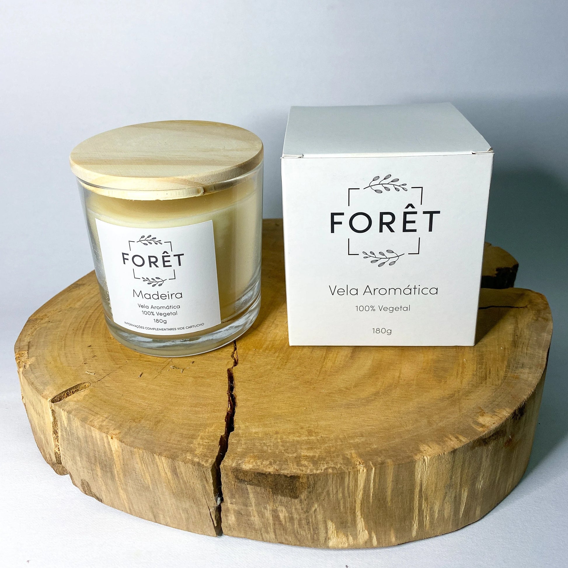 Vela Aromática Madeira Forêt Vela Perfumada